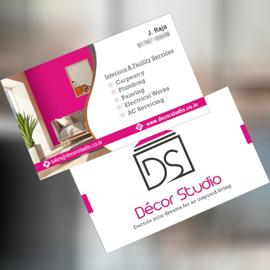 Visiting card printing in vandavasi